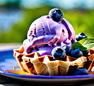 Delicious Blueberry Ice Cream Recipe
